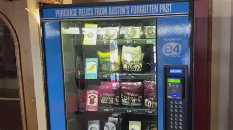 Miss old Austin? Buy memorabilia from this vending machine